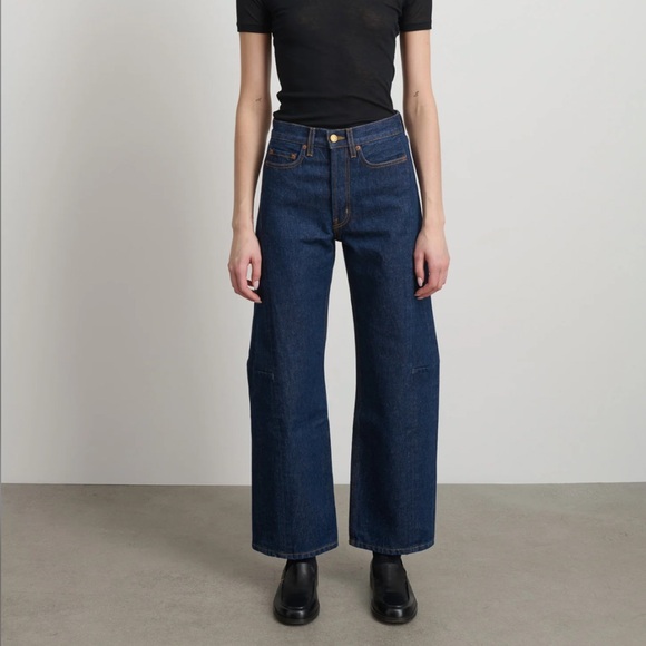 B SIDES Slim Lasso Jeans in Indigo rinse - Picture 4 of 9